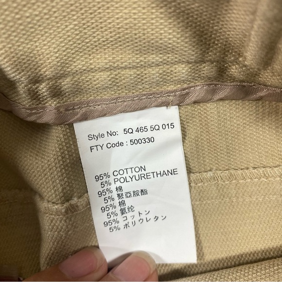 Vertical Club Nude Trousers Pants Straight Leg Cotton Woman’s Large Japan made - Picture 9 of 12